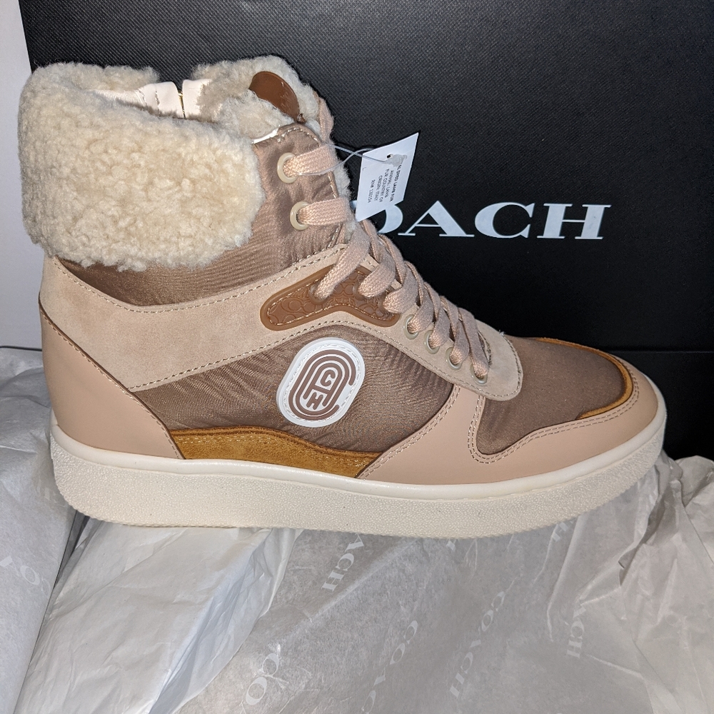 Coach women high top sneakers
